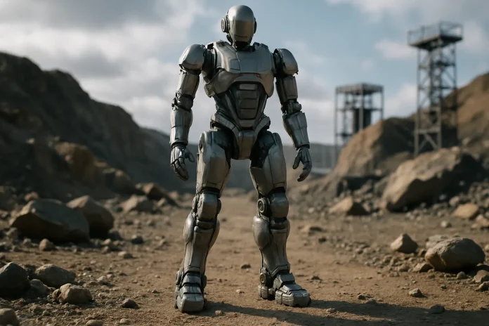 Instadrone adapts Chinese Unitree G1 humanoid robot for rescue and inspection missions in Béziers Illustration: generic humanoid robot in an industrial setting, related to the rescue and inspection missions Instadrone is adapting it for